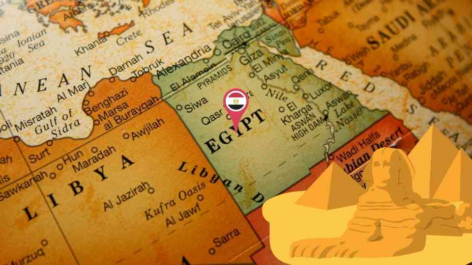 Peta negara mesir dan budayanya